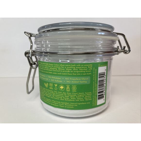 Bath Sugar Cubes Shea Moisture African Water Mint Ginger Soothes 7.5oz - Picture 3 of 4